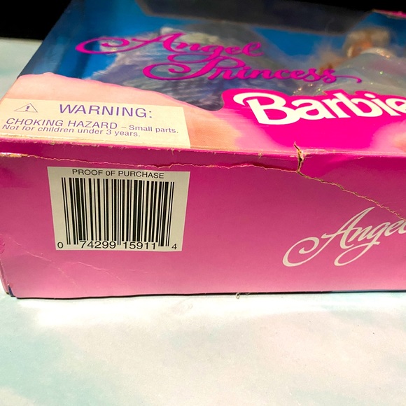 BARBIE VINTAGE. 90s ANGEL PRINCESS BARBIE IN BOX MATTEL #15911 - Picture 15 of 16
